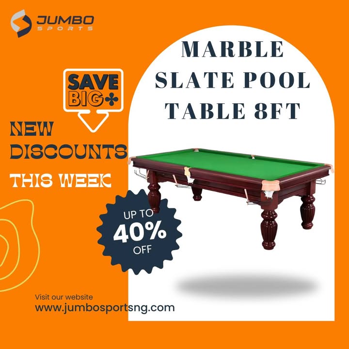 jumbosport's tweet image. Work Hard, Play Together!
Bring your team, clients, or guests closer with the 8ft Pool Table - now at 40% OFF! Perfect for businesses, offices, and lounges. Order yours Now! #BondThroughPlay #OfficeVibes #BusinessLeisure #PoolTableDeal #JumboExperience #TeamConnections
#dumbbells
