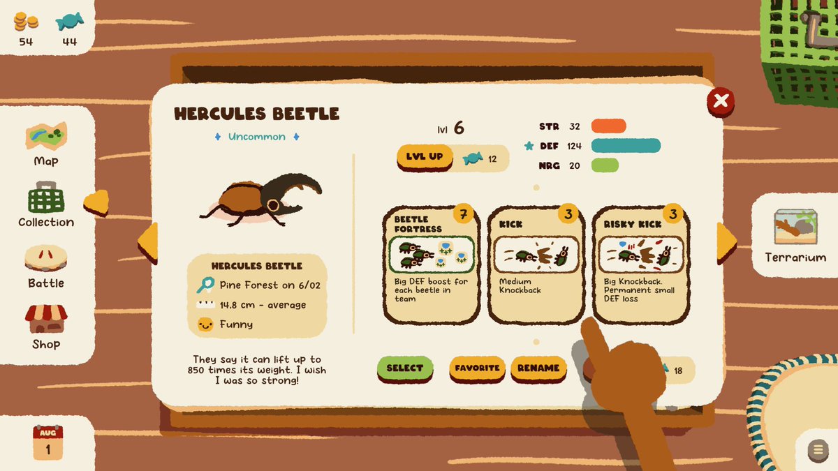 doot_dodo's tweet photo. Bugs from my game 🪲🐝
Choose one for your battle team ⚔️

#indiegames #indiedev https://t.co/XvpMyAKzzU