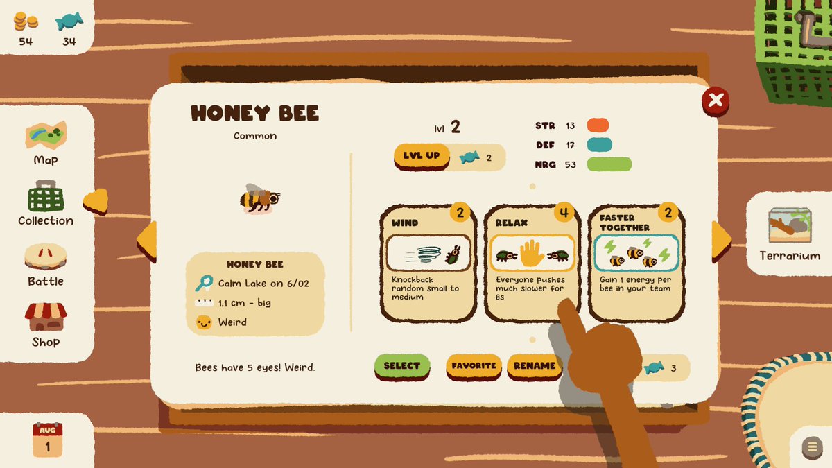 doot_dodo's tweet photo. Bugs from my game 🪲🐝
Choose one for your battle team ⚔️

#indiegames #indiedev https://t.co/XvpMyAKzzU