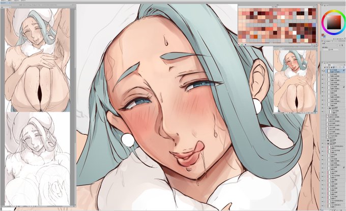 Pokemon メロン- Melony MILF 落書き ② ❤今回はポケモンの熟女ママ、メロンを描きます :3 私はこのキャラクターが本当に好きなので、皆さんも気に入ってくれるといいな! 