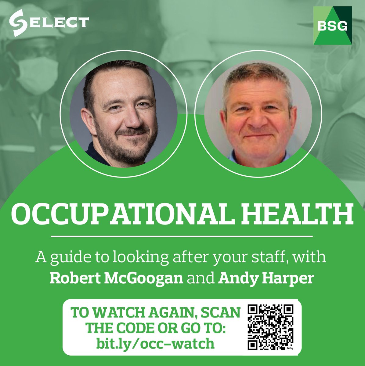 #ICYMI yesterday's occupational health webinar with The Building Safety Group is available to watch again. Hosts Robert and Andy give an insight into noise, dust and vibration, plus discuss the importance of health surveillance. #SELECT125

👉 Watch here: bit.ly/occ-watch