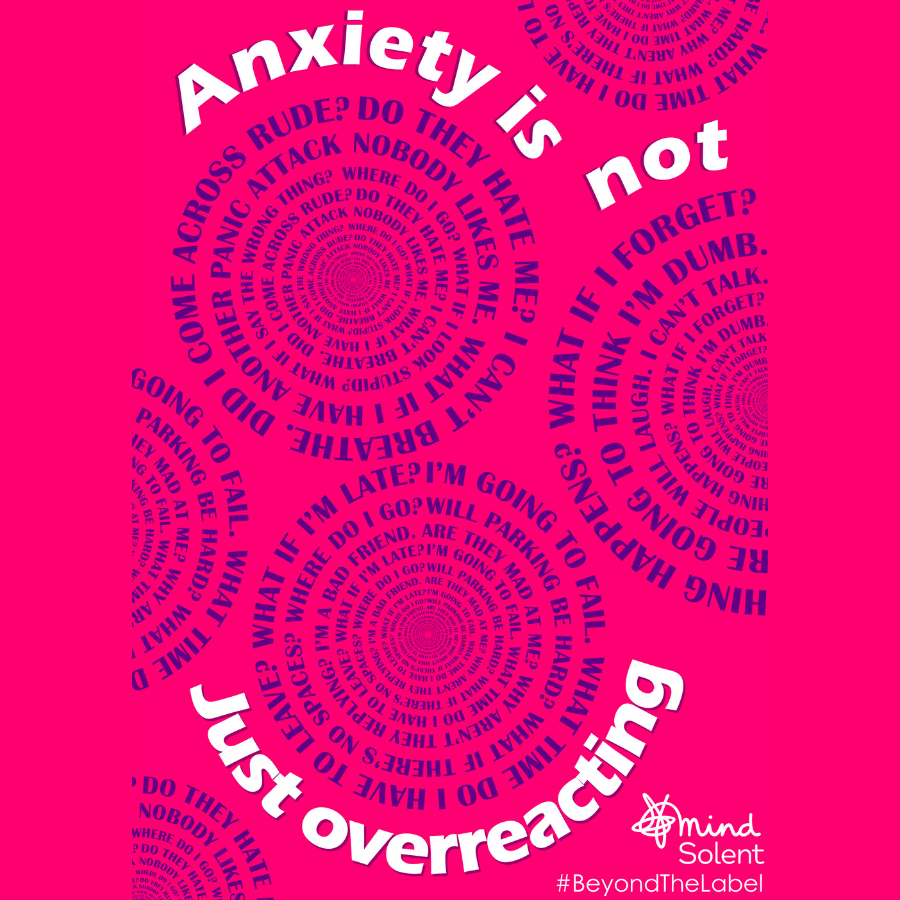 SolentMind's tweet photo. Working in partnership with @solentuni , we asked their graphic design students to create posters exploring common misconceptions about mental health as part of our #BeyondTheLabel campaign.
We'll be displaying these at our Mayfield site - 10% off in the café for students today! https://t.co/Eq1SQ8vCqd