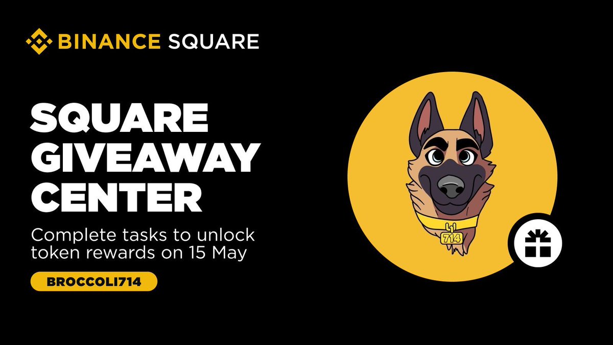 Complete simple tasks on Binance Square to unlock a share of $10,000 in BROCCOLI714! 

Find out more 👉 binance.com/en/square/give…
