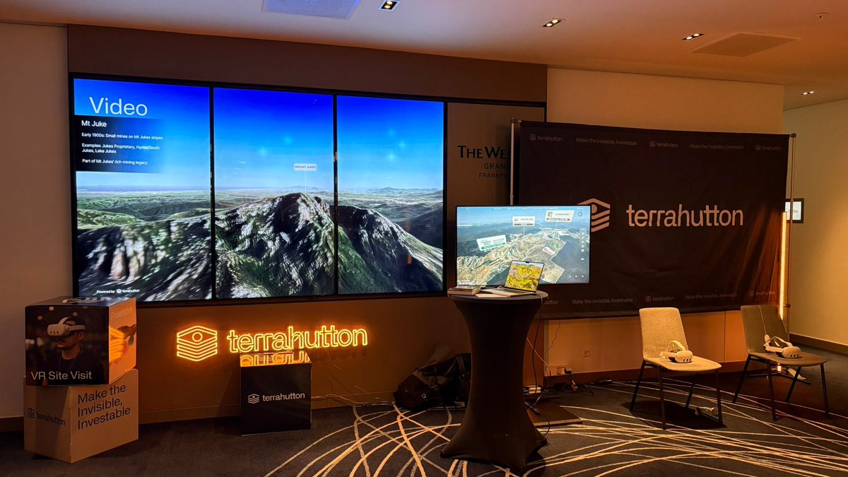 Deutsche Goldmesse (@dtgoldmesse) on Twitter photo Don't forget to check out the VR Experience at the <a href="/terrahutton_io/">Terrahutton.io</a> booth!
Experience a virtual site visit at Mogotes Metals $MOG.V and Pan Global Resources $PGZ.V
<a href="/mogotesmetals/">Mogotes Metals</a> <a href="/panglobalspain/">Pan Global Resources</a> Don't forget to check out the VR Experience at the <a href="/terrahutton_io/">Terrahutton.io</a> booth!
Experience a virtual site visit at Mogotes Metals $MOG.V and Pan Global Resources $PGZ.V
<a href="/mogotesmetals/">Mogotes Metals</a> <a href="/panglobalspain/">Pan Global Resources</a>