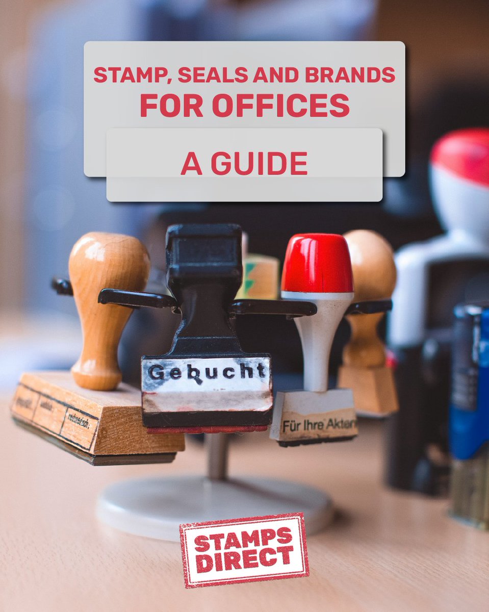 🖋️ Not sure which stamp or seal is right for your business?

Whether it’s for admin, branding, or legal use, our Buyer’s Guide to Office &amp; Company Rubber Stamps and Seals helps you make the right call. 

👉 Read the guide: stampsdirect.co.uk/blog/a-buyer-s…
#StampsDirect #OfficeTools