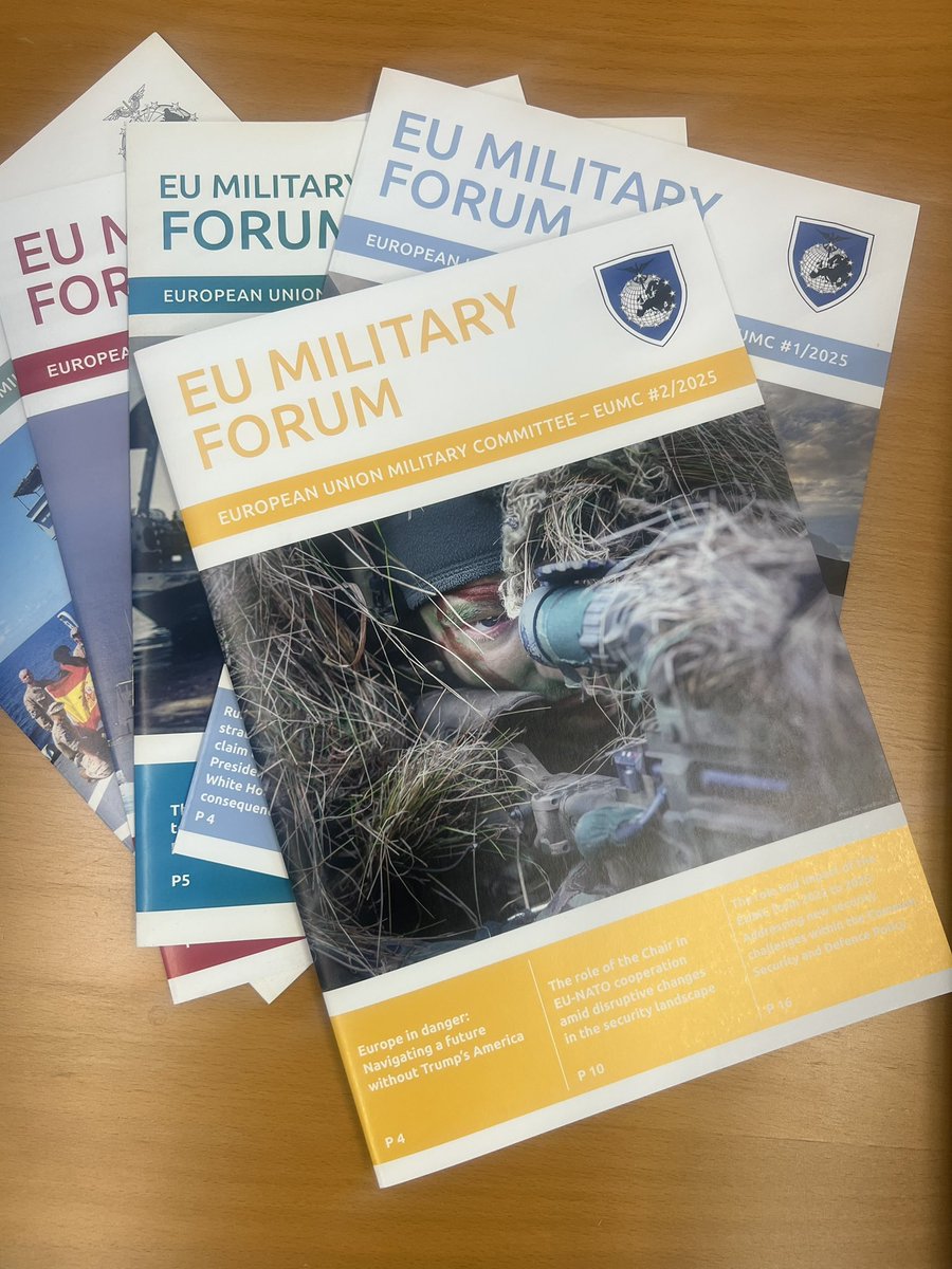 📰 Just published 💥The latest #EU Military Forum is here — featuring key updates on #EUdefence, strategic foresight and military cooperation in 2025. Don’t miss it! 🛡️🇪🇺

📘 Read ⬇️⬇️⬇️
eeas.europa.eu/sites/default/…
