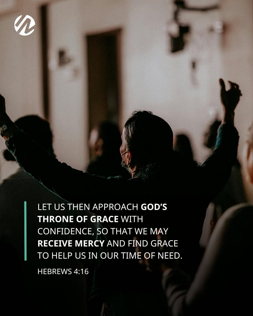 InternatMin's tweet image. Mercy and grace are God's gifts to us! Walk confidently today knowing this truth from Hebrews 4:16.

#GodsWord #WeeklyScripture #Hebrews #Scripture