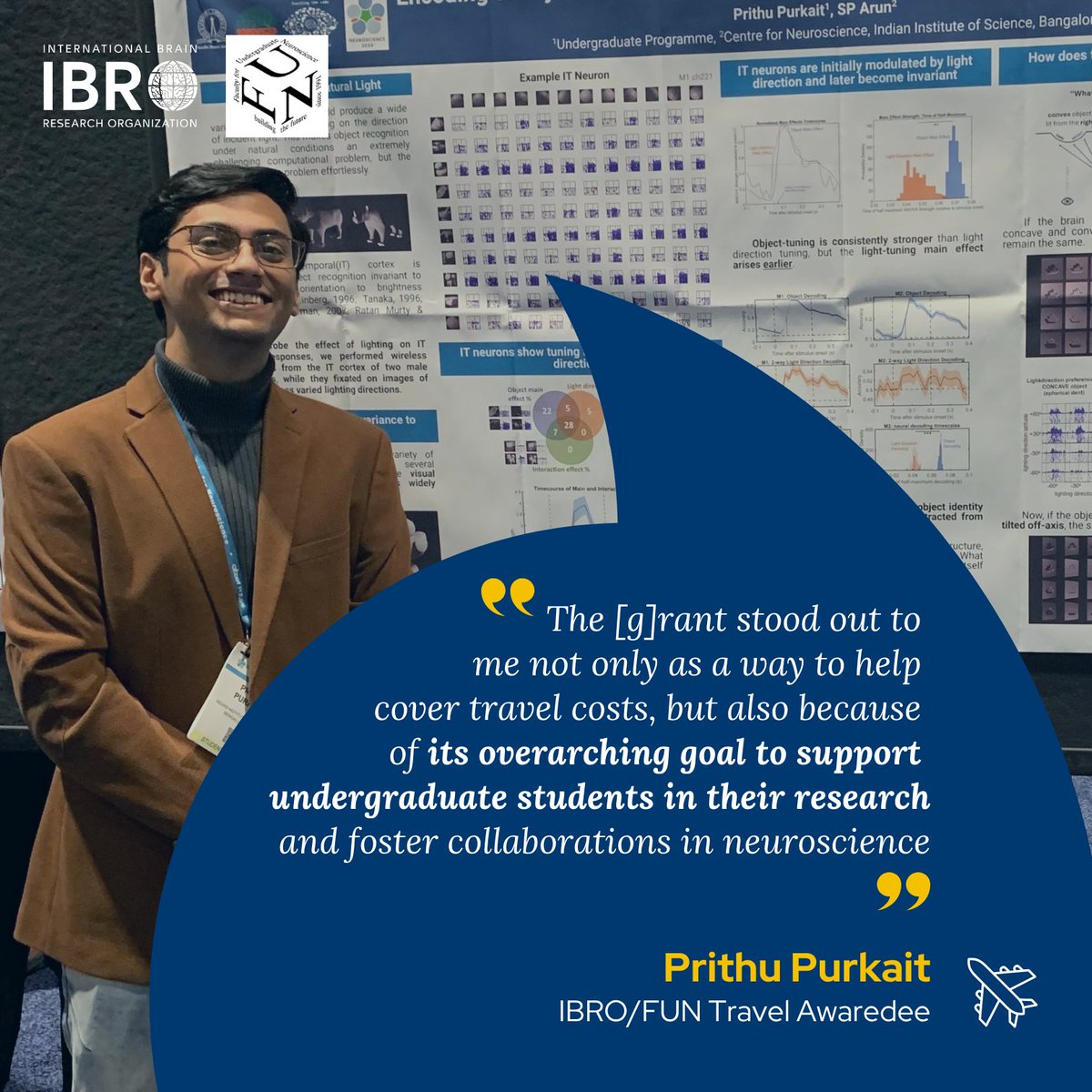 IBRO - International Brain Research Organization (@ibroorg) on Twitter photo 🎙Hear about the experiences of our past IBRO/FUN travel awardees at #Neuroscience2024, and explore the 3 open #grants for #Neuroscience2025. Apply now! ibro.org/grant/travel-g…
#IBROinAsiaPacific #IBROinUSCanada #IBROinAfrica #IBROinLatAm #IBROinEurope
<a href="/SfNtweets/">Society for Neuroscience (SfN)</a> <a href="/FUNfaculty/">Faculty for Undergraduate Neuroscience</a> 🎙Hear about the experiences of our past IBRO/FUN travel awardees at #Neuroscience2024, and explore the 3 open #grants for #Neuroscience2025. Apply now! ibro.org/grant/travel-g…
#IBROinAsiaPacific #IBROinUSCanada #IBROinAfrica #IBROinLatAm #IBROinEurope
<a href="/SfNtweets/">Society for Neuroscience (SfN)</a> <a href="/FUNfaculty/">Faculty for Undergraduate Neuroscience</a>