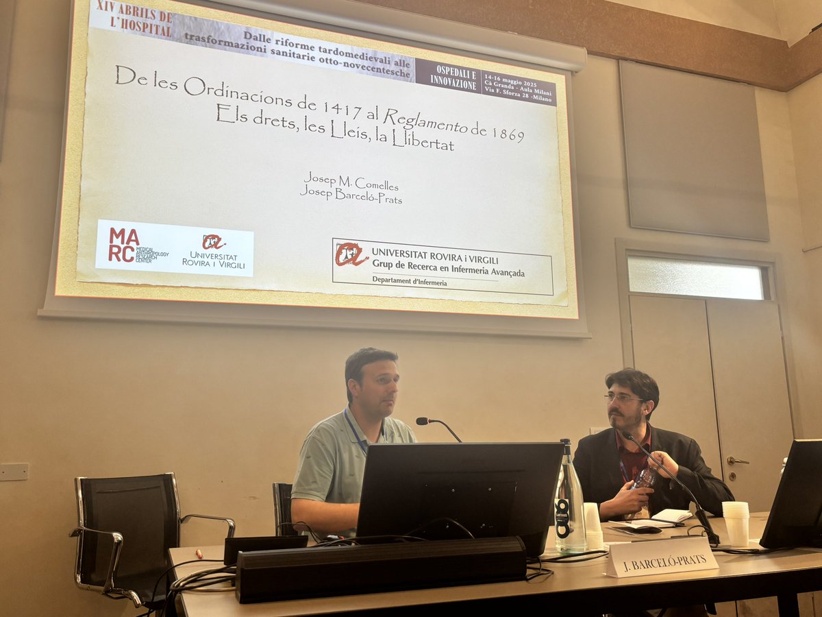 hospitalibvs's tweet image. Tanquem la darrera sessió que monopolitzen els hospitals de la Sta Creu i St Sever de Barcelona amb les aportacions de Pol Bridgewater (@MAHPA_UB  i @hospitalibvs), Josep Capdeferro (@UPFBarcelona) i Josep M. Comelles i @jbarceloprats (@universitatURV)