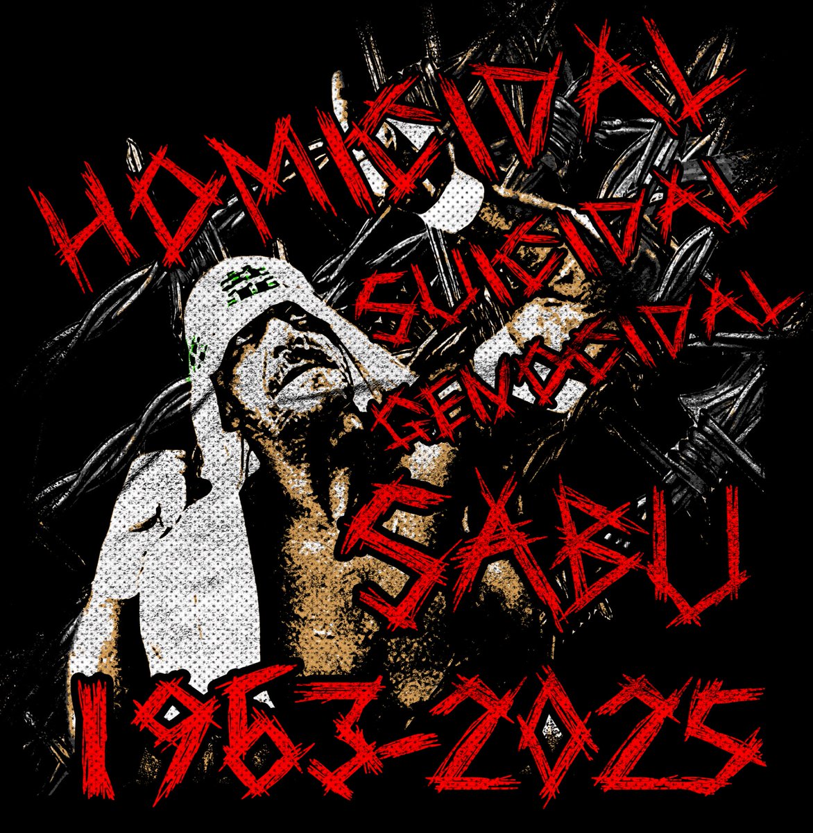 wickeddrawsstuf's tweet image. Free time design for tonight #RIPSabu