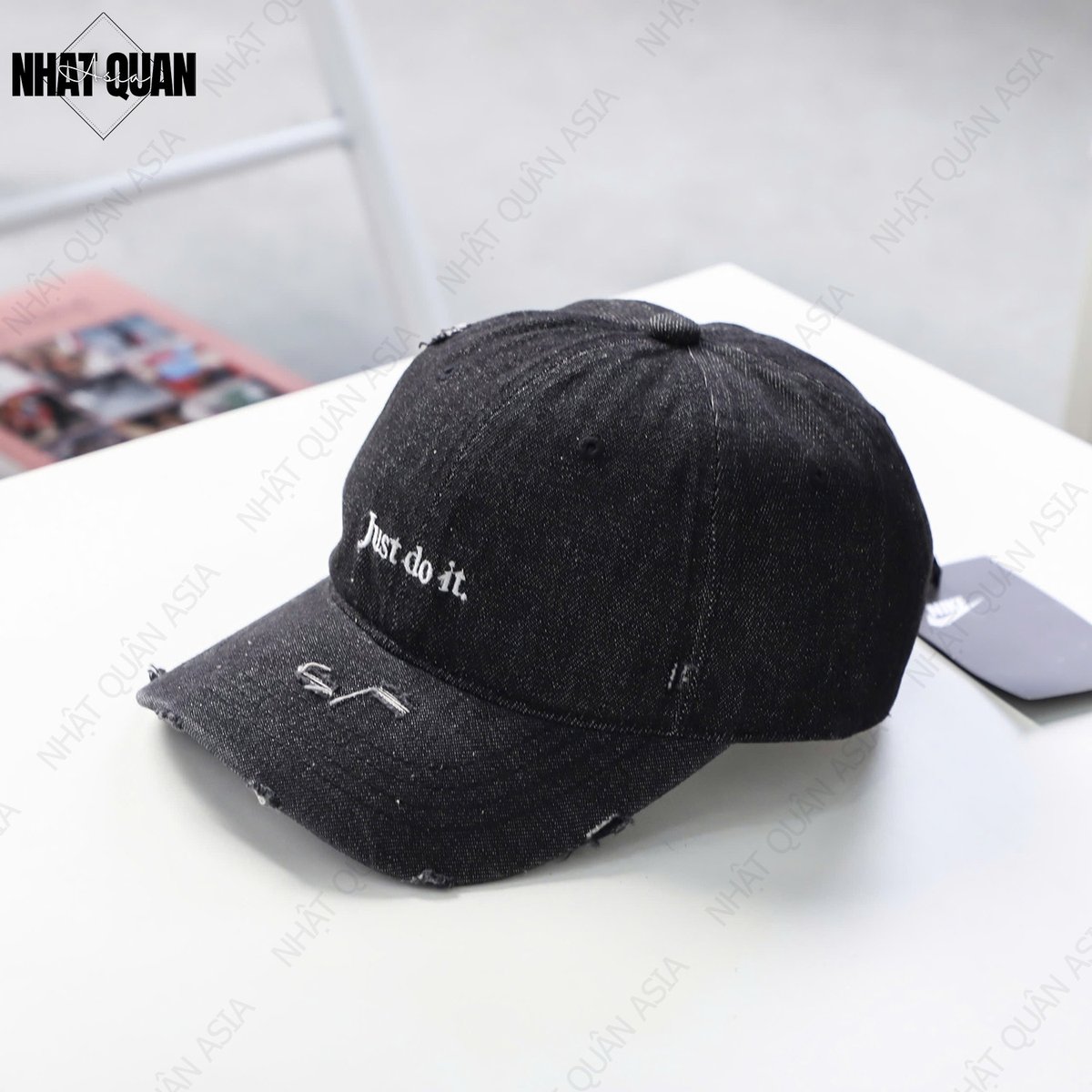 nhatquanasia's tweet photo. Mũ Nike Just Do It jean wash rách logo thêu
Kích thước: 54 cm - 59 cm

📷 Hotline: 0909 650 685 (zalo/viber/whatsapp)
📷 Shopee: https://t.co/FKIDi4XtqR
Tiktok: https://t.co/2UhCtc05SK
Lazada: https://t.co/vXY3Xn6BBe https://t.co/gihe9EECNK