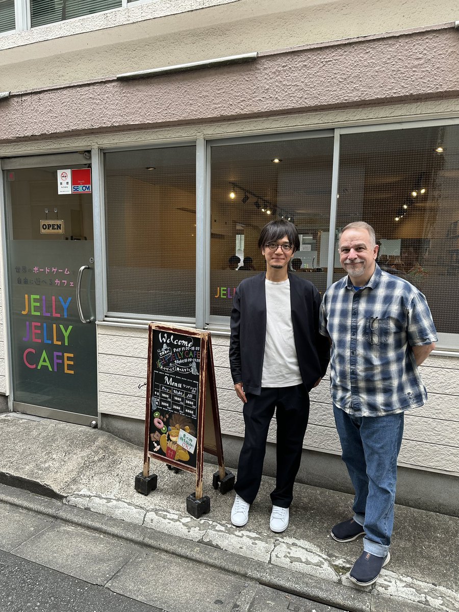 It was great to meet Sho from <a href="/jelly2games/">JELLY JELLY GAMES</a> today in Akihabara!