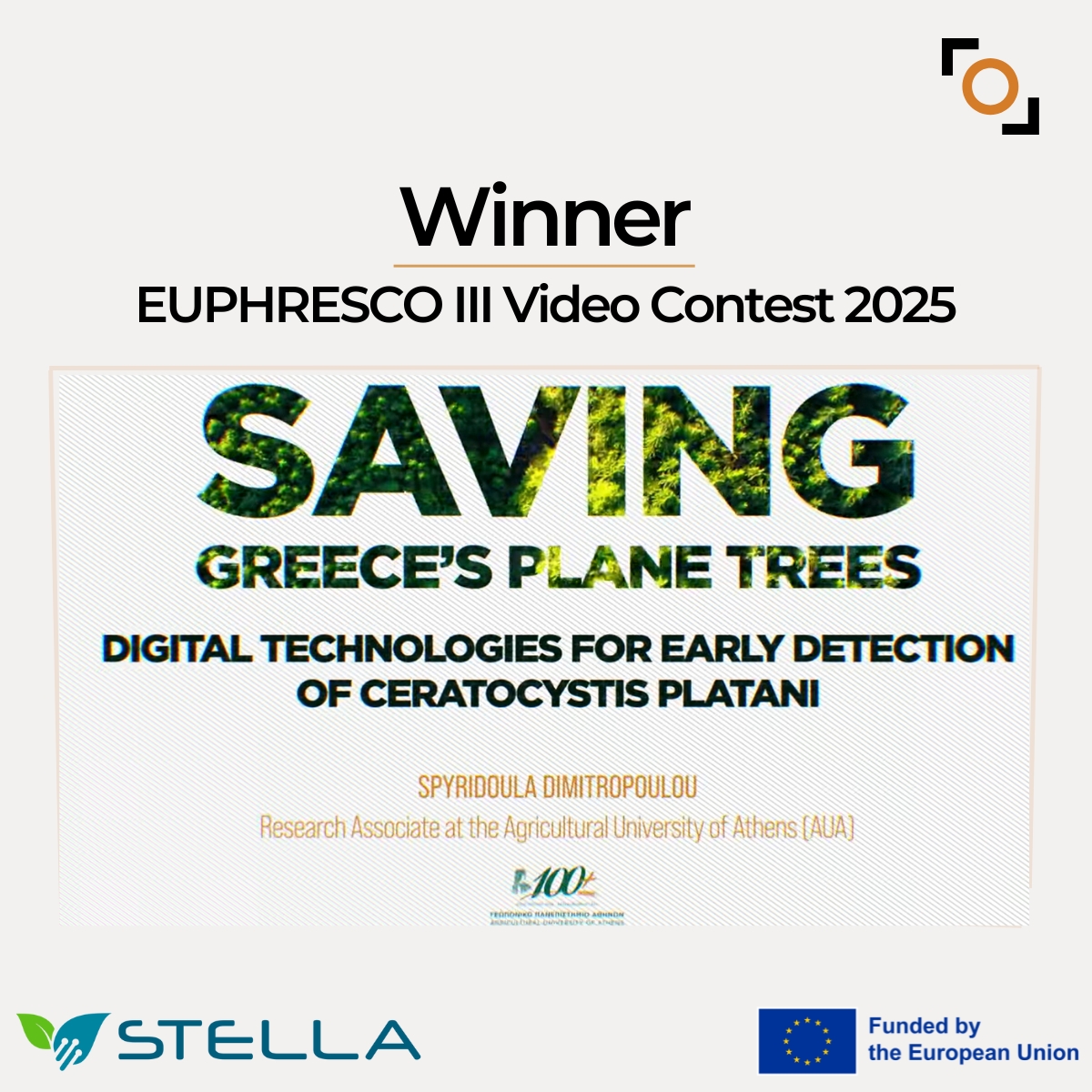 reframe.food (@reframefood) on Twitter photo ๐ฟ Spyridoula Dimitropoulou (AUA) won 1st place in the #EUPHRESCO #videocontest for a short film on plane tree protection in Greece.
The video features a @StellaHorizonEU pilot, where <a href="/reframefood/">reframe.food</a> is a partner!
๐ฝ๏ธ lnkd.in/eVhteu2Z
#STELLAProject #HorizonEU ๐ฟ Spyridoula Dimitropoulou (AUA) won 1st place in the #EUPHRESCO #videocontest for a short film on plane tree protection in Greece.
The video features a @StellaHorizonEU pilot, where <a href="/reframefood/">reframe.food</a> is a partner!
๐ฝ๏ธ lnkd.in/eVhteu2Z
#STELLAProject #HorizonEU