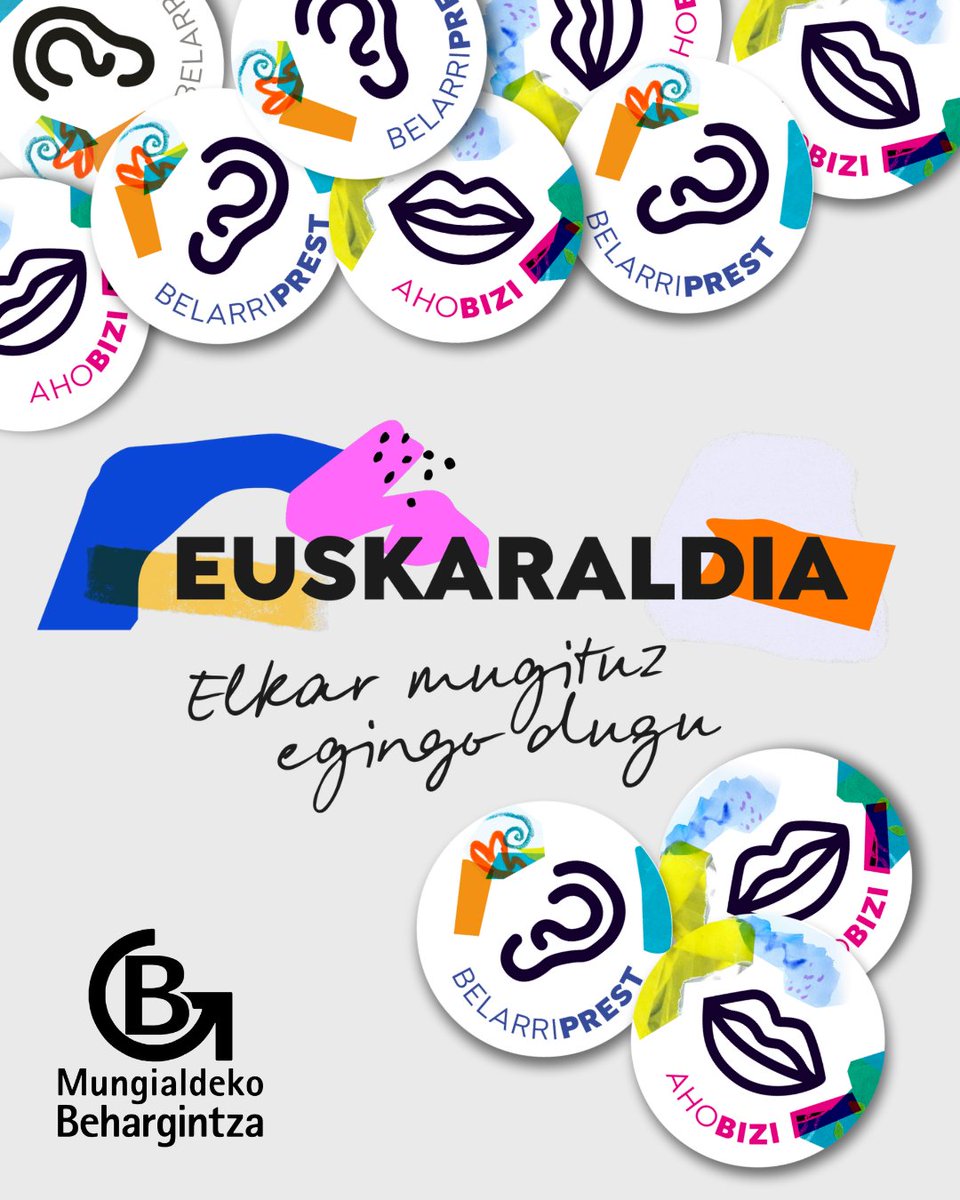 [eu]
👄💬👂 Mungialdeko Behargintzak bat egiten du 2025eko Euskaraldiarekin

[es]
👄💬👂 Mungialdeko Behargintza se suma a Euskaraldia 2025