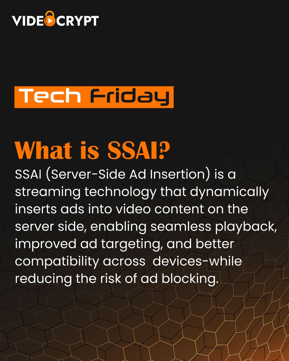 video_crypt's tweet photo. Deliver ads the smart way with SSAI.

VideoCrypt ensures seamless playback, precise targeting, and uninterrupted viewer experiences—all in one powerful streaming solution.

Contact us now: https://t.co/u0Am2VKOme

#techfriday #ssai #adtech #videocrypt #streamingsolutions https://t.co/E41e5Lfzvp