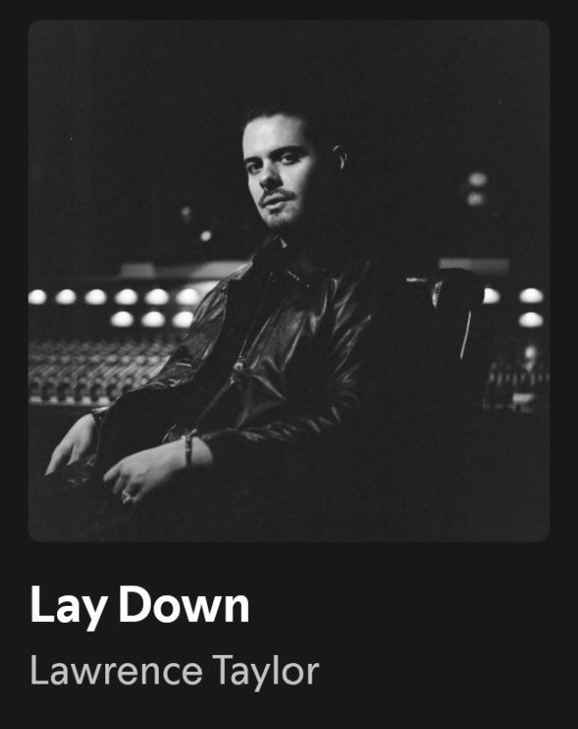 LAY DOWN
OUT TODAY 

open.spotify.com/track/6FOKh0GB…