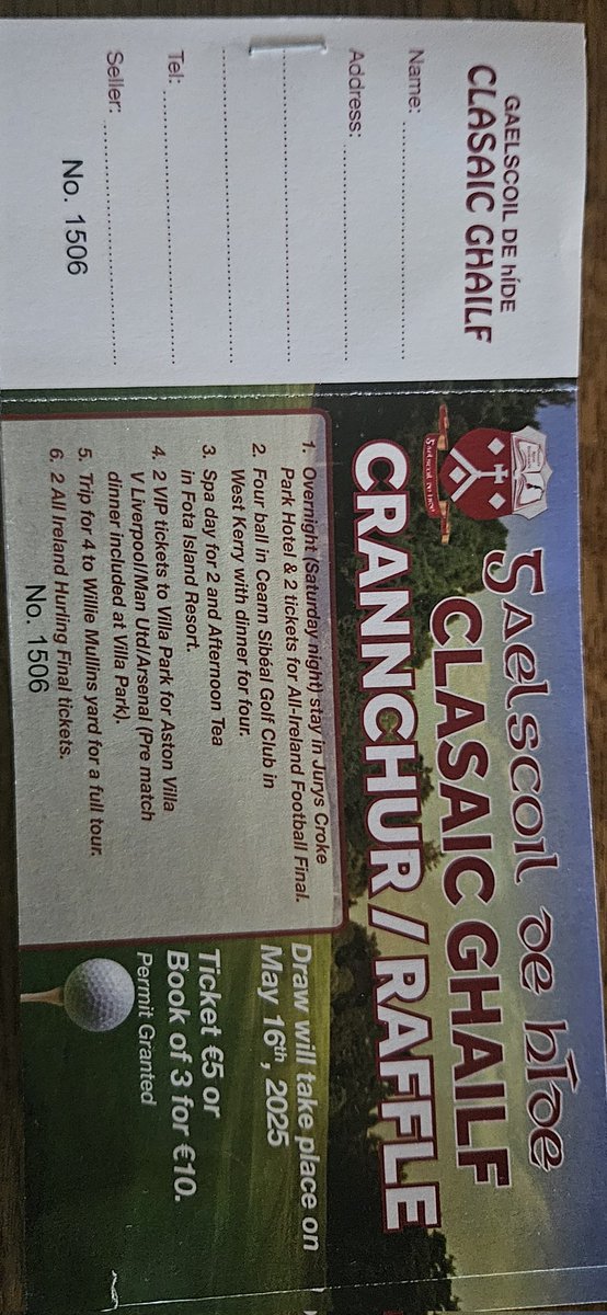 sean mac gearailt (@fitzyok) on Twitter photo Go neirí libh <a href="/GaelscoildehIde/">Gaelscoil de hÍde</a> inniu ar chúrsa gailf ⛳️ <a href="/fermoygolf/">Fermoy Golf Club</a> . An aimsir go hálainn ar fad 🌞🌞
Lá mór i saol na scoile i gcónaí.
Duaiseanna iontach sa chrannchur(raffle)
Cíthfimíd sibh níos deanaí⛳️⛳️ #liosdoirecomputers
#GaeilgeGachLa
#200DaysofGaeilge Go neirí libh <a href="/GaelscoildehIde/">Gaelscoil de hÍde</a> inniu ar chúrsa gailf ⛳️ <a href="/fermoygolf/">Fermoy Golf Club</a> . An aimsir go hálainn ar fad 🌞🌞
Lá mór i saol na scoile i gcónaí.
Duaiseanna iontach sa chrannchur(raffle)
Cíthfimíd sibh níos deanaí⛳️⛳️ #liosdoirecomputers
#GaeilgeGachLa
#200DaysofGaeilge