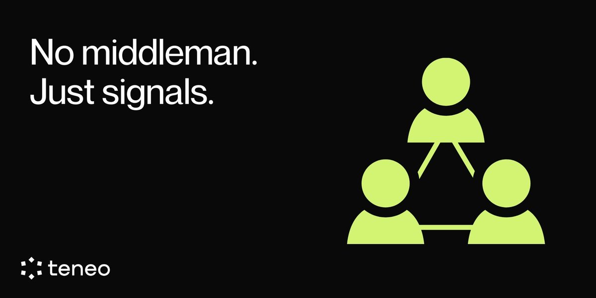 𝗦𝗼𝗰𝗶𝗮𝗹 𝗱𝗮𝘁𝗮 𝗱𝗼𝗲𝘀𝗻’𝘁 𝗻𝗲𝗲𝗱 𝗮 𝗺𝗶𝗱𝗱𝗹𝗲𝗺𝗮𝗻.

Teneo agents process public signals in real time.
By the community, for the community.

It’s not about collecting data. It’s about coordinating intelligence.

And it’s happening now.