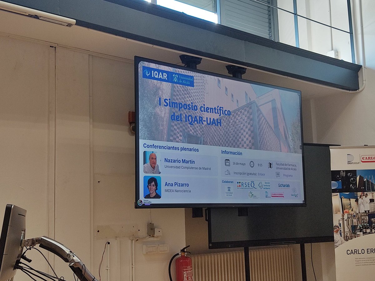 Y llegó el día! Preparados para participar en una mañana llena de buena Ciencia en Alcalá y en el <a href="/IQAR_UAH/">IQAR-UAH</a> gracias a todos por la participación!@RSEQ_STMadrid <a href="/RSEQUIMICA/">RSEQ</a> <a href="/Geen_Rseq/">GEEN_RSEQ</a> <a href="/UAHes/">Universidad Alcalá</a>