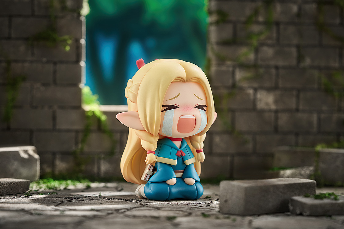 digitamin's tweet photo. 「いらんわーっ！」

「もう魔物食べるなんてこりっごり！」

◎TVアニメ『ダンジョン飯』より、魔物を食べることにかなりの難色を示す「マルシル」が可愛いデフォルメフィギュアになって登場です！

◆#グッドスマイルアーツ上海 #Qset #ダンジョン飯 #マルシル #フィギュア 【12月予約】
https://t.co/l7qO07jVj2
https://t.co/LIzGUeFRNK