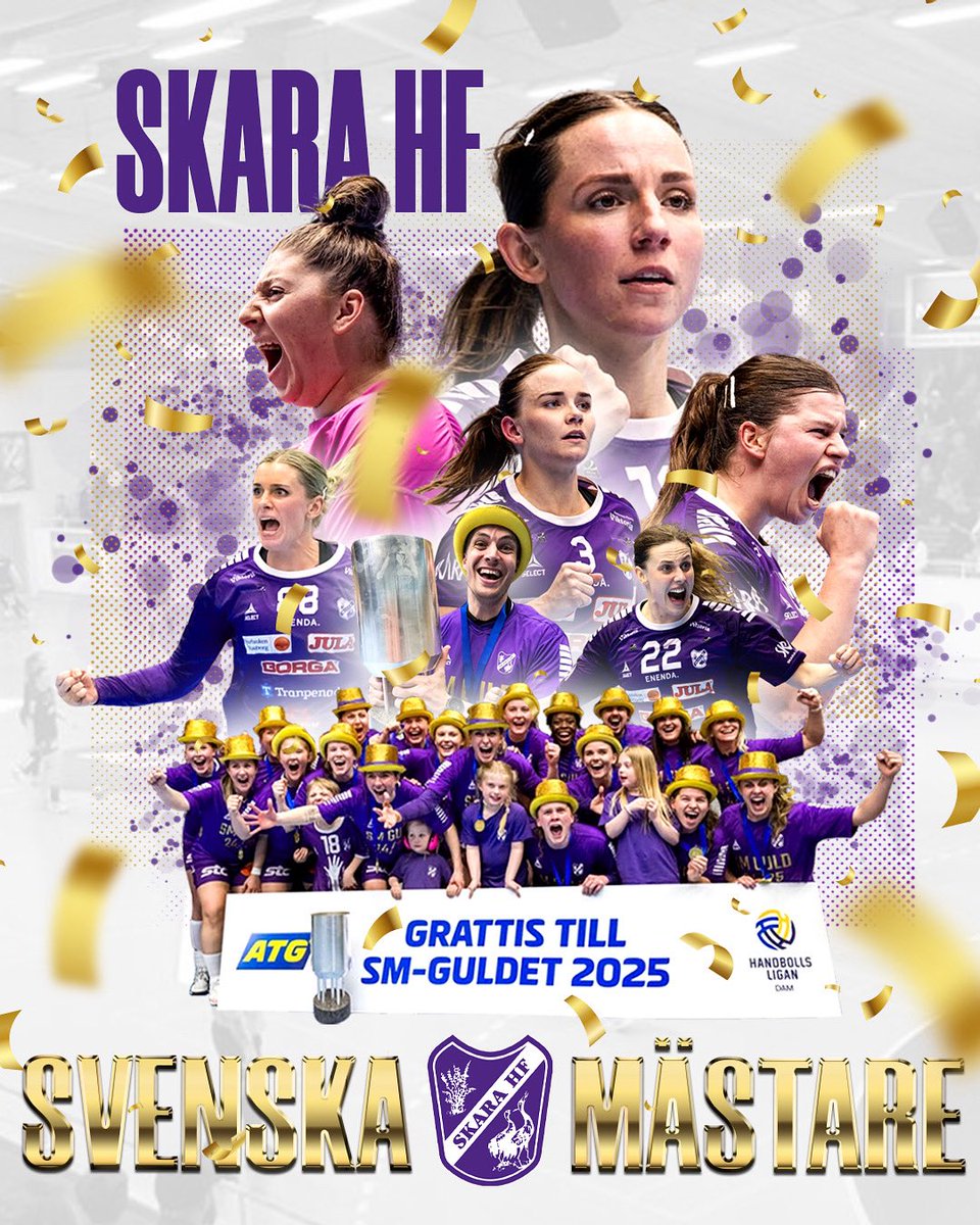 Grattis till SM-guldet, <a href="/SkaraHF/">Skara HF</a> !🤾‍♀️🟣🏆