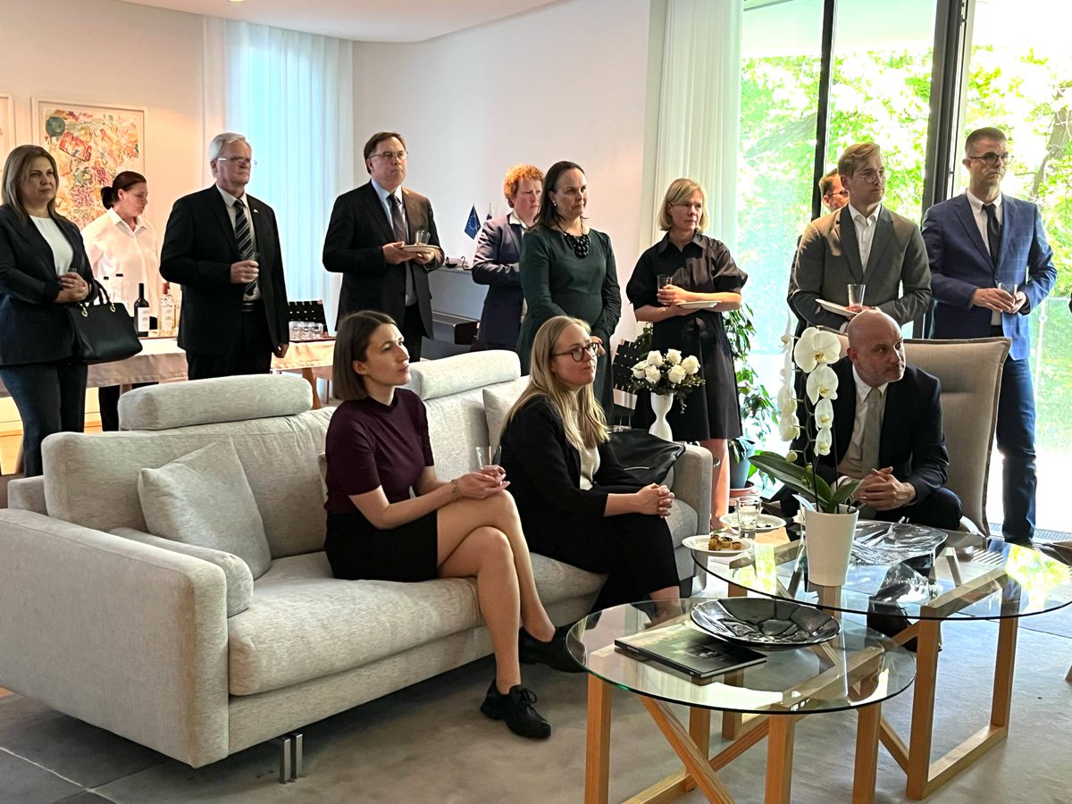 FinnishEmbRo's tweet photo. The regional mtg of Finnish ambassadors to SE Europe just wrapped up in Bucharest 🇫🇮 Two days of fruitful talks, inspiring presentations &amp; valuable exchanges &amp; a networking event with Finnish companies active in Romania. @FinEmbSofia @FinEmbAthens @FinEmbBelgrade @Ulkoministerio https://t.co/oEVfHul84w