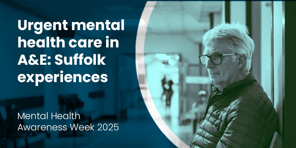We’re working with Suffolk User Forum to explore your experiences of getting urgent help for your mental health from hospital emergency departments, as part of Mental Health Awareness Week:
healthwatchsuffolk.co.uk/news/urgentmhs…