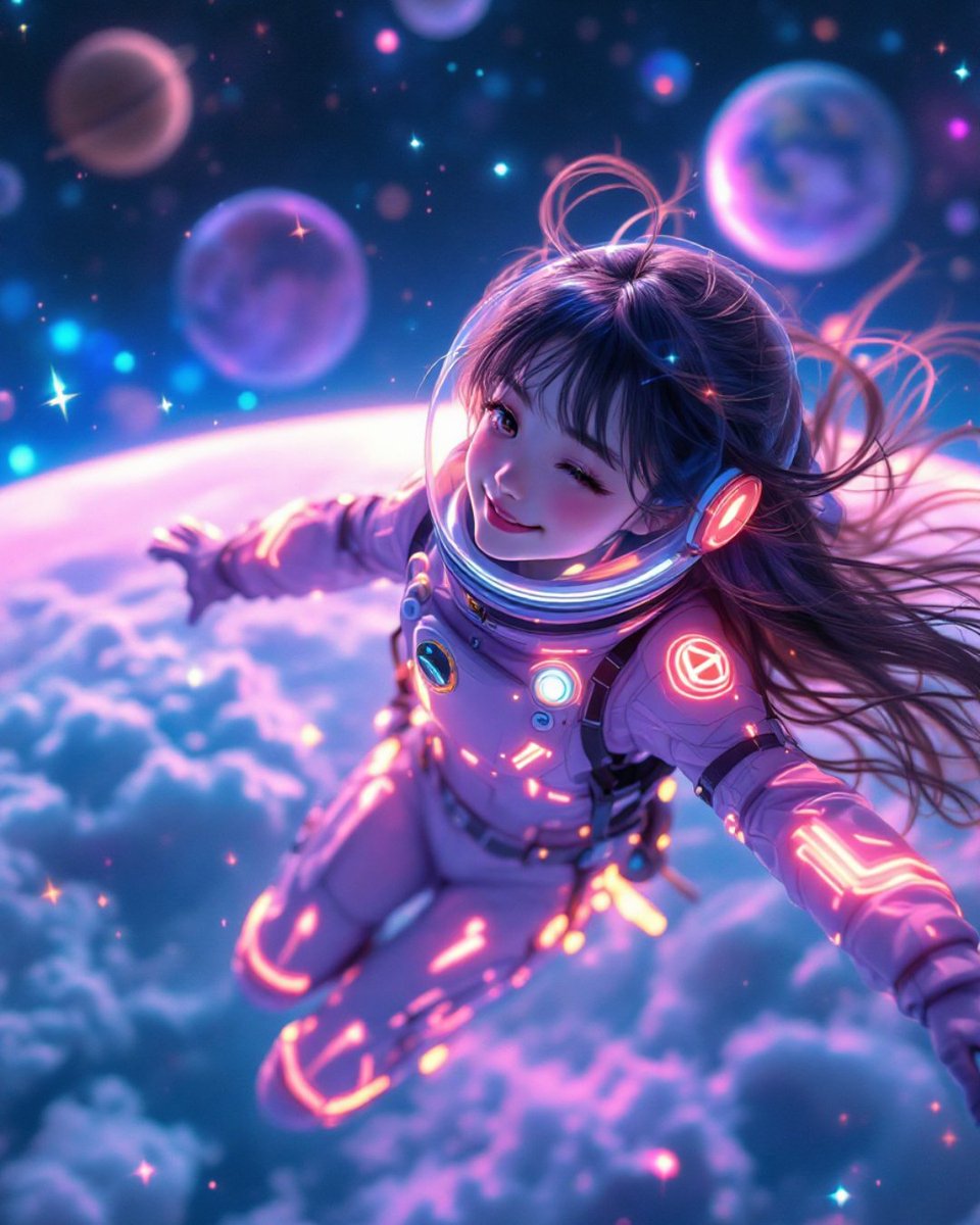 MagicShot_ai's tweet image. 🚀✨ Just a girl, a galaxy, and endless stars 💫
Exploring the universe has never looked this cute!
Created with a little cosmic magic from @magicshot.ai 🪐

#AIart #MagicshotAI #SpaceGirl #CosmicVibes #AnimeInSpace #DigitalDreams #GalacticBeauty #WhimsicalArt