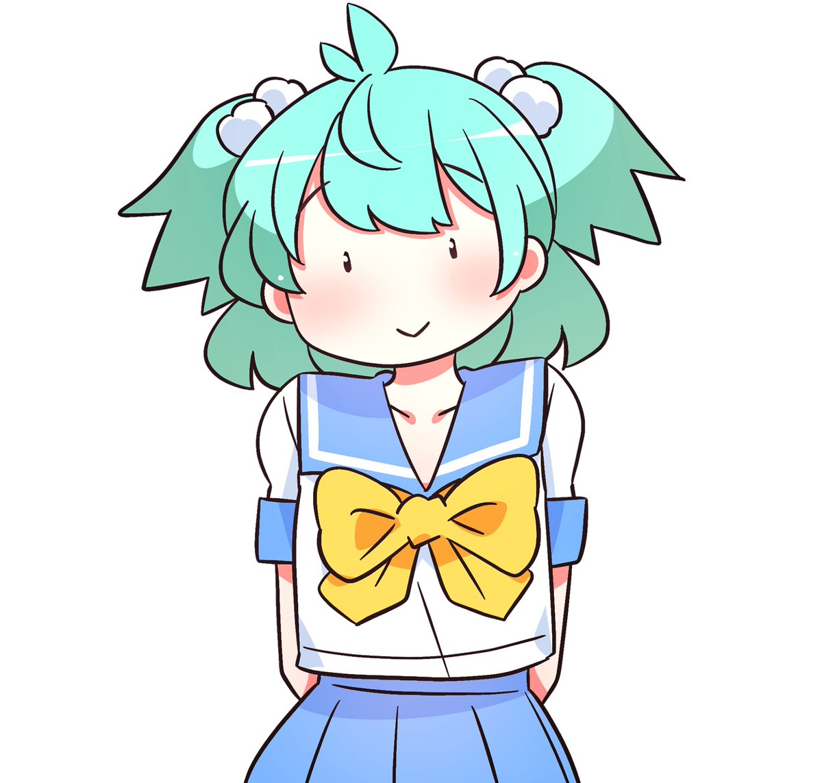 「一日一いずみ!(ときめきアイドル)またね 」|怪人デベソのイラスト