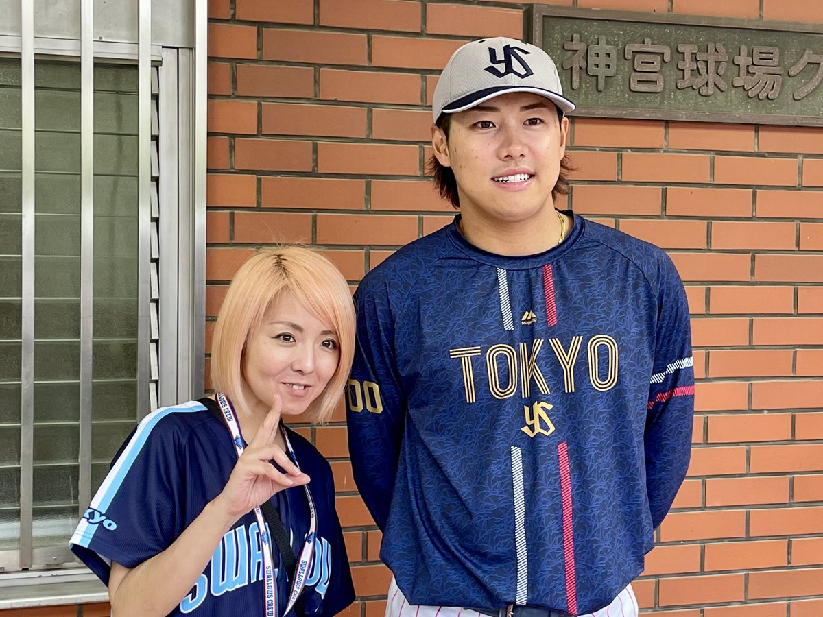 🔷Swallows CREW DAY🔷 「選手との写真撮影会」に #赤羽由紘 選手と