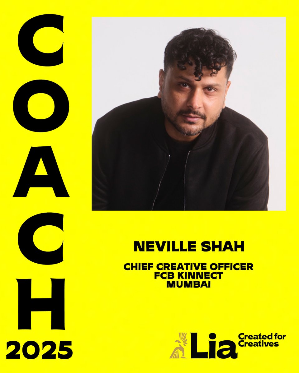 FCB India (@fcb__india) on Twitter photo Neville Shah, CCO FCB Kinnect & FCB/SIX India will be at the LIA Awards 2025 as a Creative LIAisons Coach.
#FCB #LIA #LIAawards #CreativeLIAisonsGlobalCoachingAcademy #CreativeCoaching <a href="/LIAawards/">LIA Awards</a> <a href="/FCBKinnect/">FCB Kinnect</a> Neville Shah, CCO FCB Kinnect & FCB/SIX India will be at the LIA Awards 2025 as a Creative LIAisons Coach.
#FCB #LIA #LIAawards #CreativeLIAisonsGlobalCoachingAcademy #CreativeCoaching <a href="/LIAawards/">LIA Awards</a> <a href="/FCBKinnect/">FCB Kinnect</a>