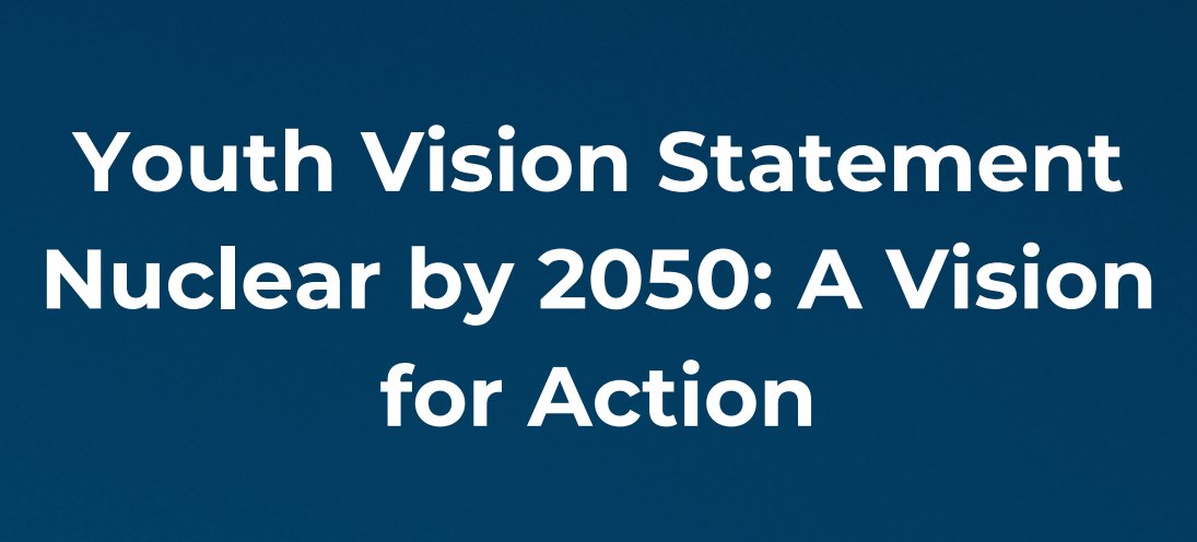 ➡️ ENS Press Release: euronuclear.org/news/ens-suppo…

➡️ Youth Vision Statement Nuclear by 2050: A Vision for Action: euronuclear.org/wp-content/upl…