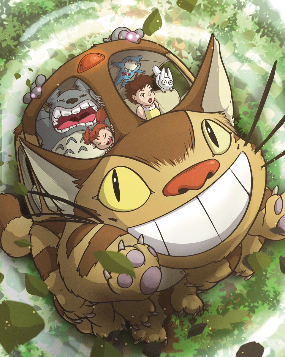 I can finally post my finished piece for the Hey Let’s Go zine I was a part of! They’re currently doing leftover sales as well. Thank you for having me on your zine, <a href="/TotoroZine/">Hey Let's Go! - My Neighbor Totoro Zine</a> !

Check out the zine here: x.com/totorozine