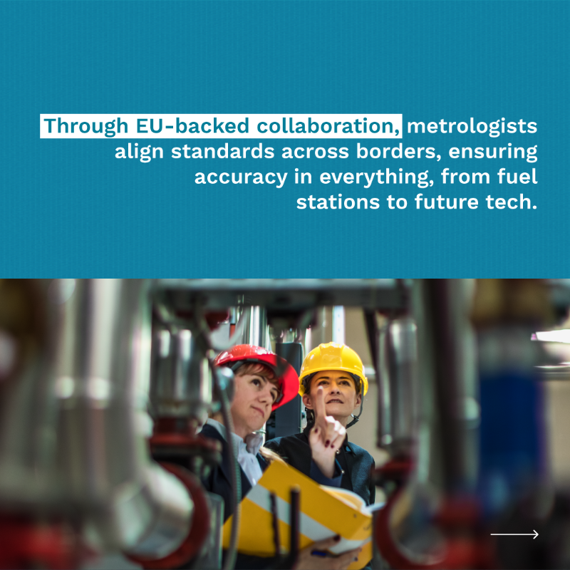 HorizonMagEU's tweet photo. Metrology is the hidden science driving the green and digital transition. What do hydrogen pipelines, quantum computers and second-hand EV batteries have in common? ➡️ https://t.co/gFe2Qfo3Pb 

#ResearchImpactEU #Science4EU