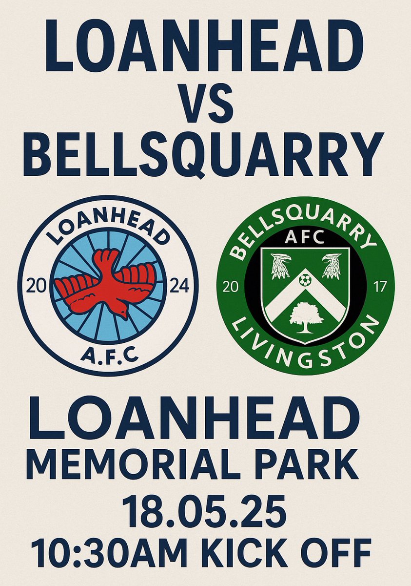 Final game of the season for the boys this Sunday, with 2nd place in the league up for grabs it should be a cracking final game 🩵

Details 👇🏽