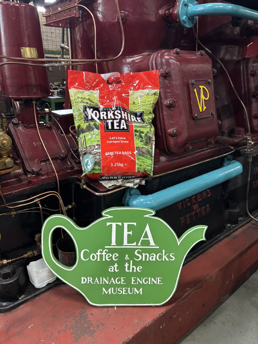 Hey <a href="/YorkshireTea/">Yorkshire Tea</a> our #Engines and #Volunteers only drink the best tea! ☕️♥️