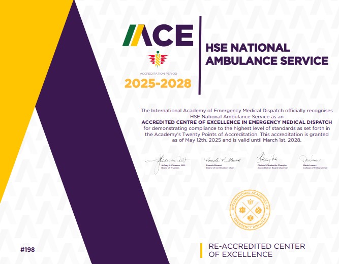 Proud to share that NAS has once again achieved IAED Accredited Centre of Excellence status for Emergency Medical Dispatch. A mark of quality, consistency, and dedication by our incredible NEOC team. 👏🚑

 Only 10% of centres worldwide meet this gold standard.