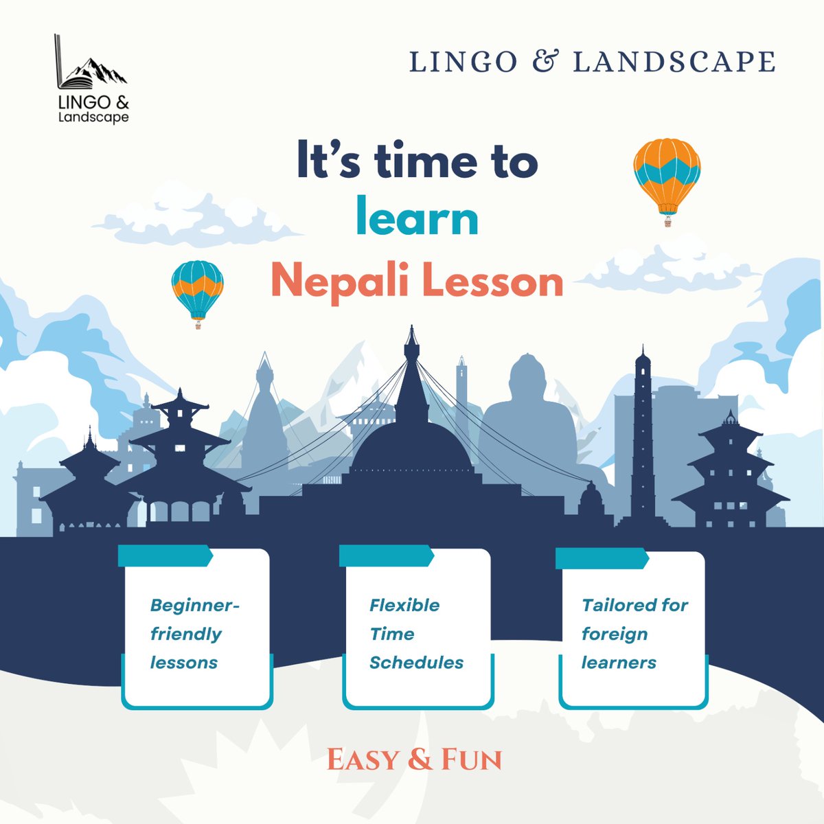 Lingo36436's tweet photo. Don’t just visit Nepal 🇳🇵belong here.
Learn Nepali with lessons made for travellers, dreamers, and culture seekers.
Easy, flexible &amp; built for YOU.🤟
Your journey starts with a single word: Namaste.🙏🙏 https://t.co/xIsTWVoBN0