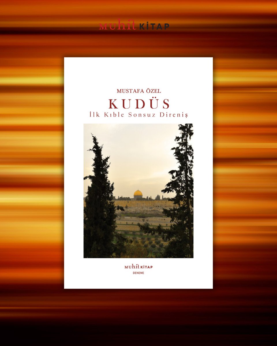 Kudüslü cumalar. 
Yeni kitabımız 
"KUDÜS İlk Kıble Sonsuz Direniş" 
<a href="/muhitkitap/">Muhit Kitap</a> tan çıktı. 
Filistin, Kudüs hassâsiyetimize katkıda bulunmasını niyâz ederim. 
Başta <a href="/ibrahimtenekeci/">İbrahim Tenekeci</a> ve <a href="/yunuskaradaa/">yunus karadağ</a> olmak üzere kitabın yayınlanmasında emeği geçen herkese teşekkür ederim.