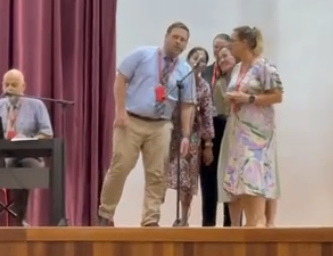 #worldteacherday In assembly, our Primary SLT at Taylor's Education Group sang "Just the Way You Are" for all our teachers. We will spare you the video but we did try to stay in tune as best as we could 😅 Love and Appreciation for all the teachers out there 🧡