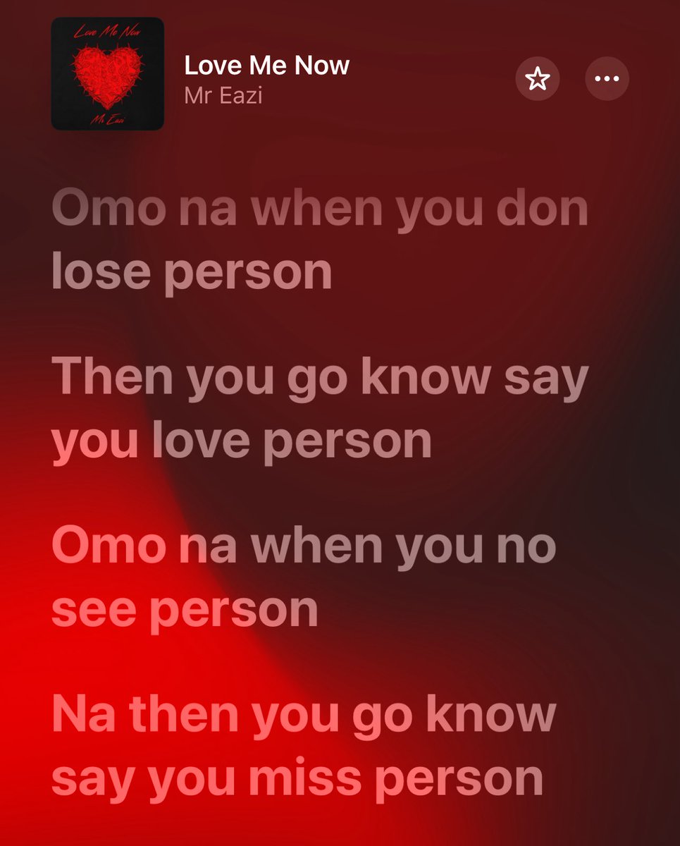 Na when u no see person , u go no sey u miss person.