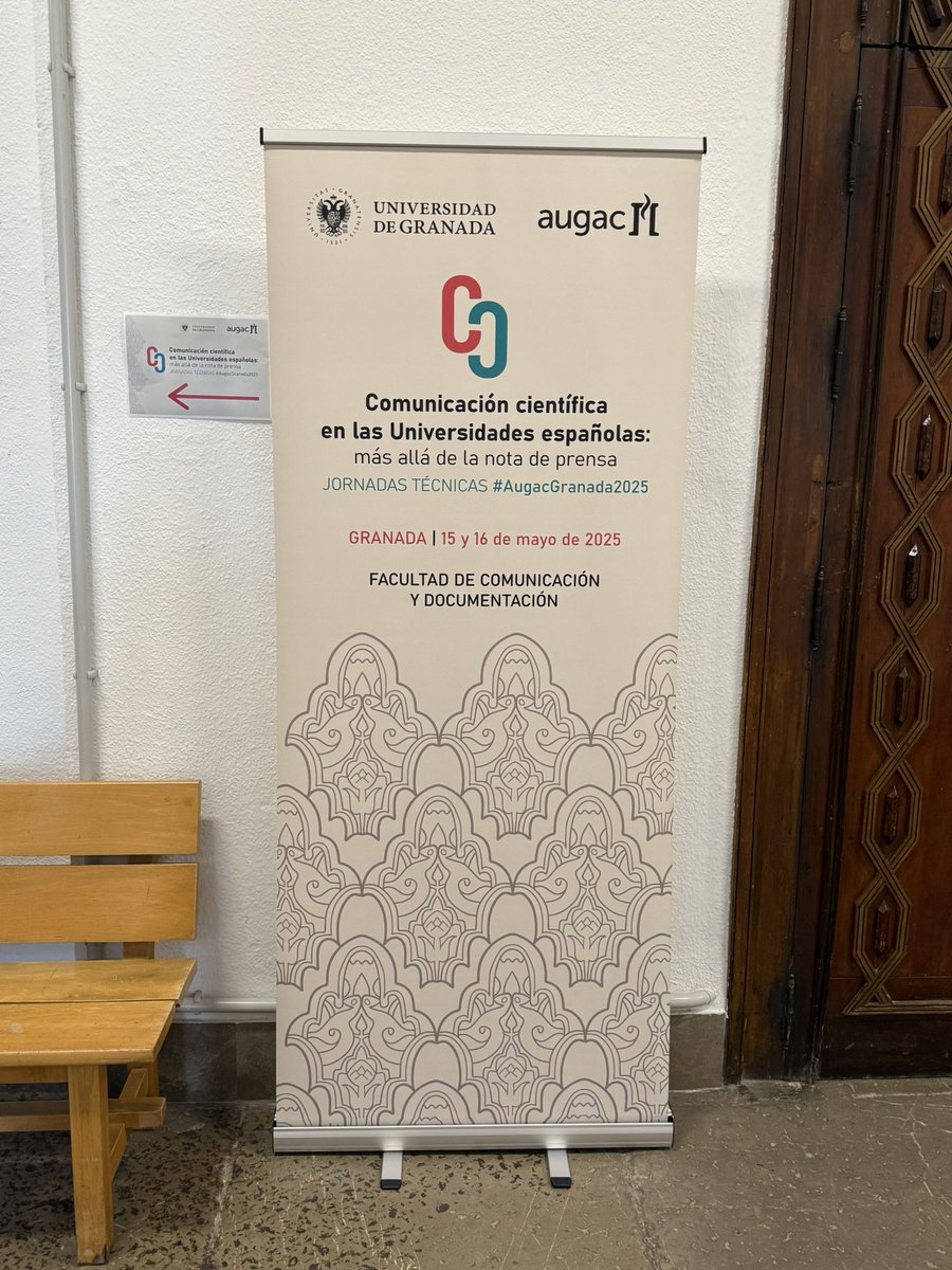 Unidad de Cultura Científica UCM (@ucc_complutense) on Twitter photo 🙋🏼♀️Ya estamos en <a href="/CanalUGR/">Universidad Granada</a> para participar en las jornadas técnicas de <a href="/augac/">augac</a> “Comunicación científica más allá de la nota de prensa”
Junto a Luis Zurano (<a href="/UPV/">Universitat Politècnica de València</a>) y Elisabeth Díaz (<a href="/IGME1849/">Instituto Geológico y Minero de España</a>) hablaremos de crisis y comunicación científica. Modera <a href="/ccentenoc/">Carlos Centeno</a> 😀
#AugacGranada2025 🙋🏼♀️Ya estamos en <a href="/CanalUGR/">Universidad Granada</a> para participar en las jornadas técnicas de <a href="/augac/">augac</a> “Comunicación científica más allá de la nota de prensa”
Junto a Luis Zurano (<a href="/UPV/">Universitat Politècnica de València</a>) y Elisabeth Díaz (<a href="/IGME1849/">Instituto Geológico y Minero de España</a>) hablaremos de crisis y comunicación científica. Modera <a href="/ccentenoc/">Carlos Centeno</a> 😀
#AugacGranada2025