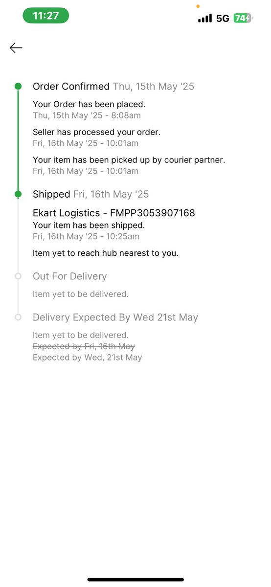 When it is beyond your capacity then why do you take the order, then you did the same with us?The date has changed from 16 to 21 . All you do is fraudulent work? <a href="/flipkartsupport/">FlipkartSupport</a> <a href="/Flipkart/">Flipkart</a>