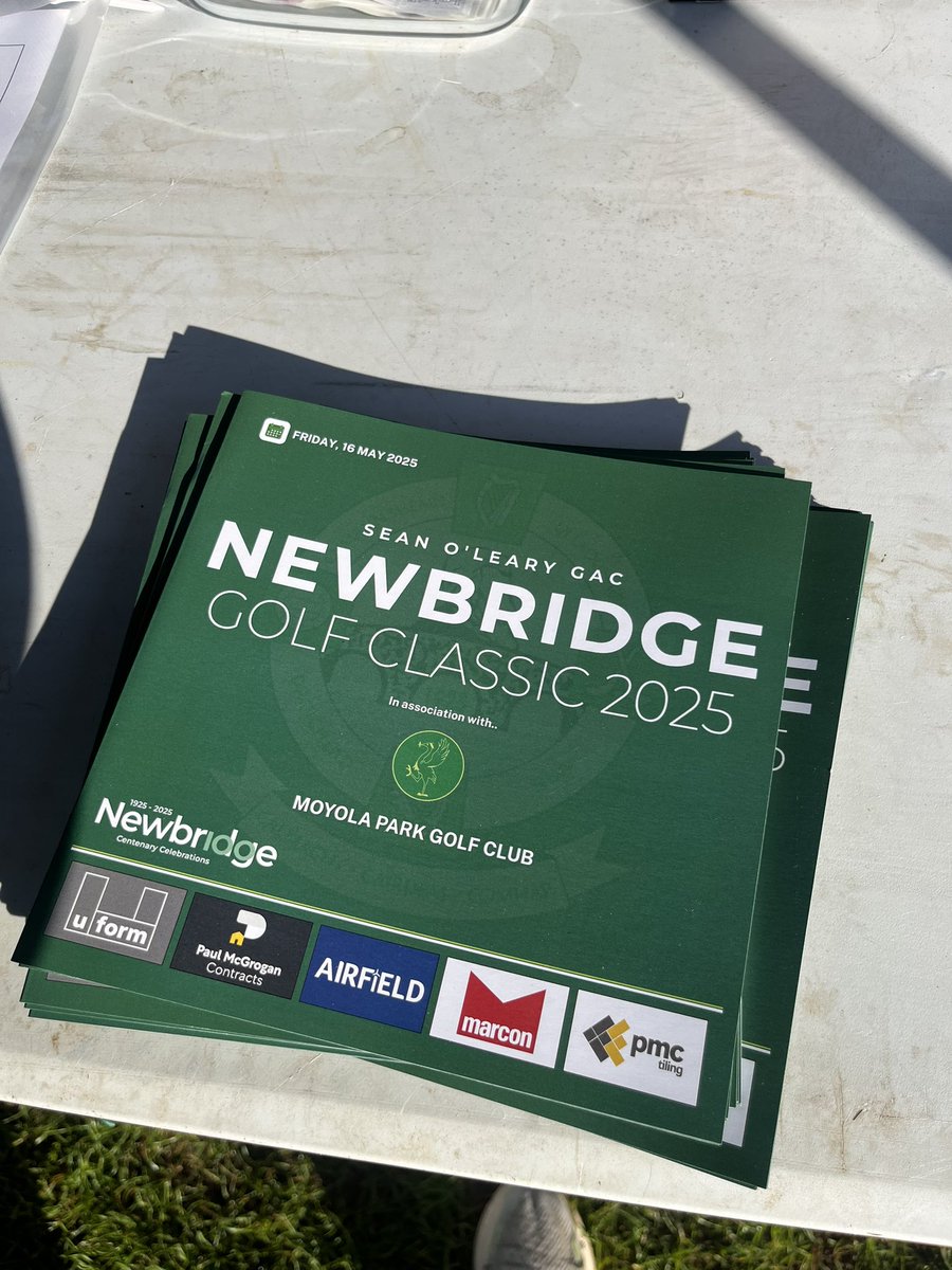 NewbridgeCLG's tweet photo. ⛳️Our Golf Day is finally here! We can’t wait to see you all out in the sunshine, enjoying a full day on Moyola Golf course. 

⏱️We’ve got a packed schedule of tee times, so please make sure to arrive on time for your dedicated slot. Enjoy!🇳🇬☀️ https://t.co/nGZZP4qrx5