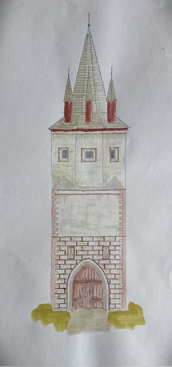 wojczym's tweet image. One of the Kuttenberg gates from kcd 2. #kcd2 #architecture #medieval
