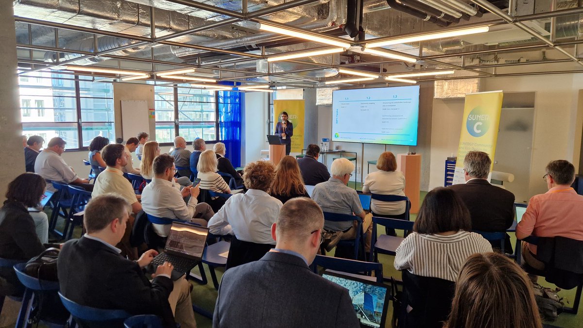 ☀️ Final day of #SUNERC in Brussels, with the 7th Consortium Meeting bringing partners together once more.

📊 WP leaders are presenting final results and a wrap-up of years of collaboration and dedication to the solar fuels and chemicals sector.

#EUfunded