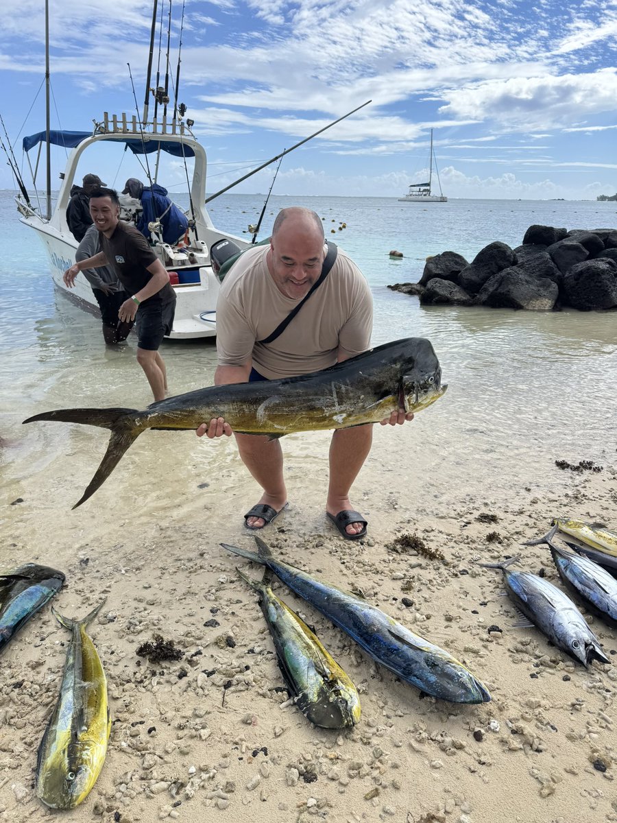 Little change from the carp fishing 😃
Loving Mauritius 🇲🇺