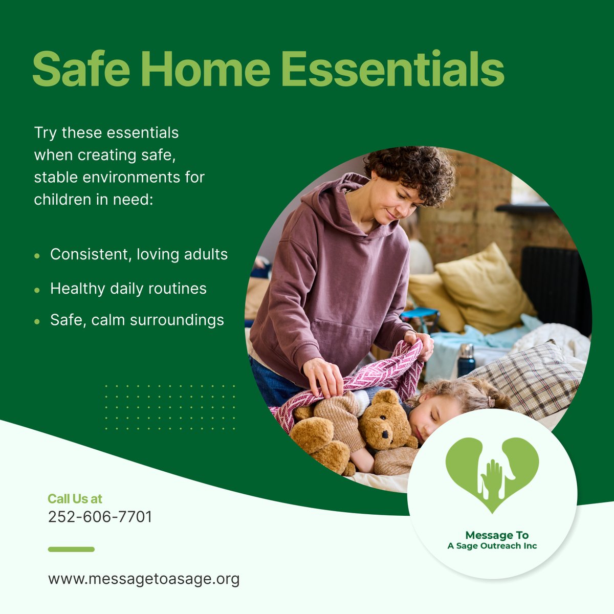 message2sage's tweet photo. Children thrive when they know what to expect. Consistency is key to building trust and healing trauma. Let’s create safe havens where every child can breathe, learn, and grow. 

#ClaytonNC #NonprofitOrganization #SafeSpaces https://t.co/Ydp1Gz1nxW