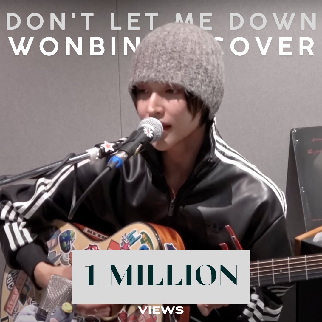 wonbinparadise's tweet image. Don&apos;t Let Me Down cover by WONBIN 1 ล้านวิวเรียบร้อย 🎉 

📍youtu.be/YkDjW3NCHbE?si… 

#WONBIN #원빈 #RIIZE #라이즈 #Wonbin_DontLetMeDown_1Mviews