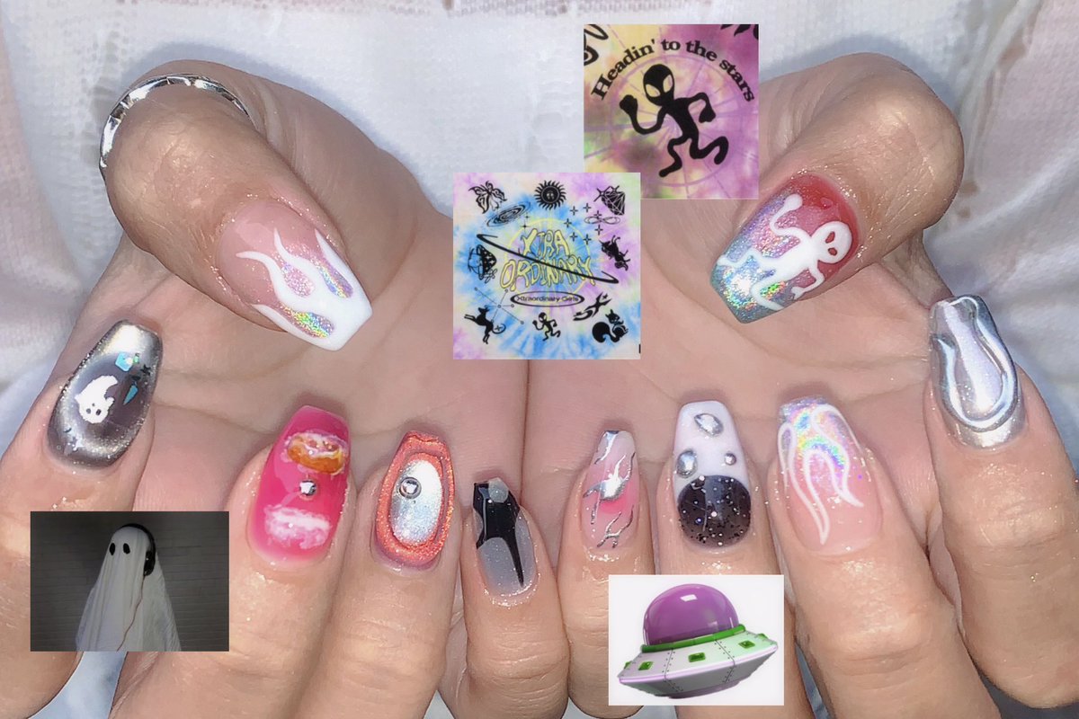 n0wherever's tweet photo. 이번 네일 넘 마음에 들읍니다 !! #znail
aliens and ghosts are everywhere https://t.co/kEjy9McVTE